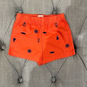 Starting Out Vibrant Orange Nautical Shorts